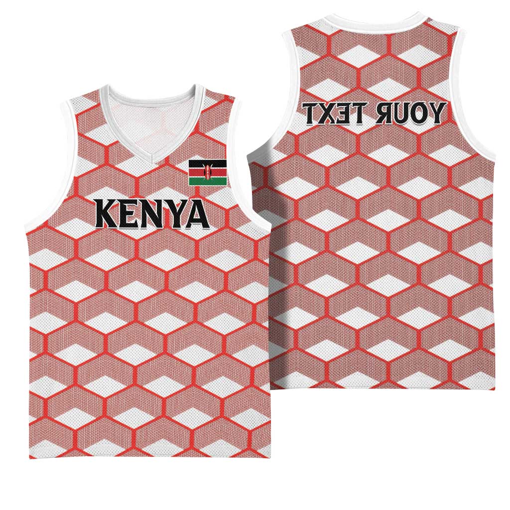 Personalized Kenya Athletics Basketball Jersey White Jersey - African Pride