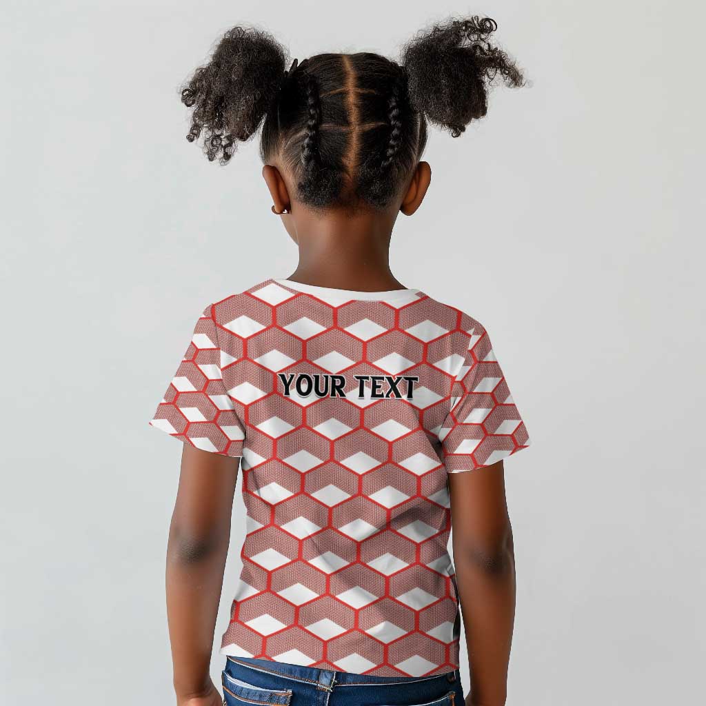 Personalized Kenya Athletics Kid T shirt White Jersey - African Pride