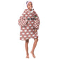 Personalized Kenya Athletics Kid Wearable Blanket Hoodie White Jersey - African Pride