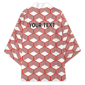 Personalized Kenya Athletics White Jersey Kimono