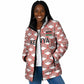 Personalized Kenya Athletics White Jersey Padded Jacket