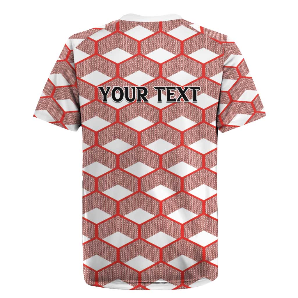 Personalized Kenya Athletics Rugby Jersey White Jersey - African Pride