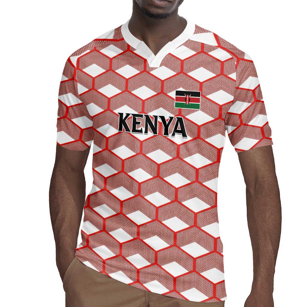 Personalized Kenya Athletics Rugby Jersey White Jersey - African Pride