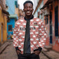 Personalized Kenya Athletics Sleeve Zip Bomber Jacket White Jersey - African Pride