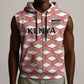 Personalized Kenya Athletics Sleeveless Zip Hoodie White Jersey - African Pride