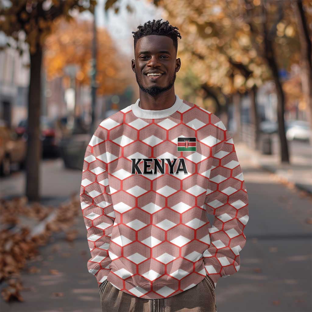 Personalized Kenya Athletics Sweatshirt White Jersey - African Pride