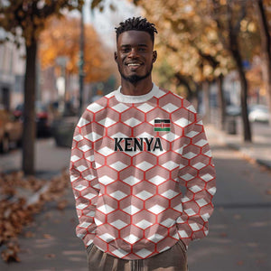 Personalized Kenya Athletics Sweatshirt White Jersey - African Pride