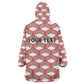 Personalized Kenya Athletics Wearable Blanket Hoodie White Jersey - African Pride