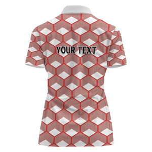 Personalized Kenya Athletics Women Polo Shirt White Jersey - African Pride