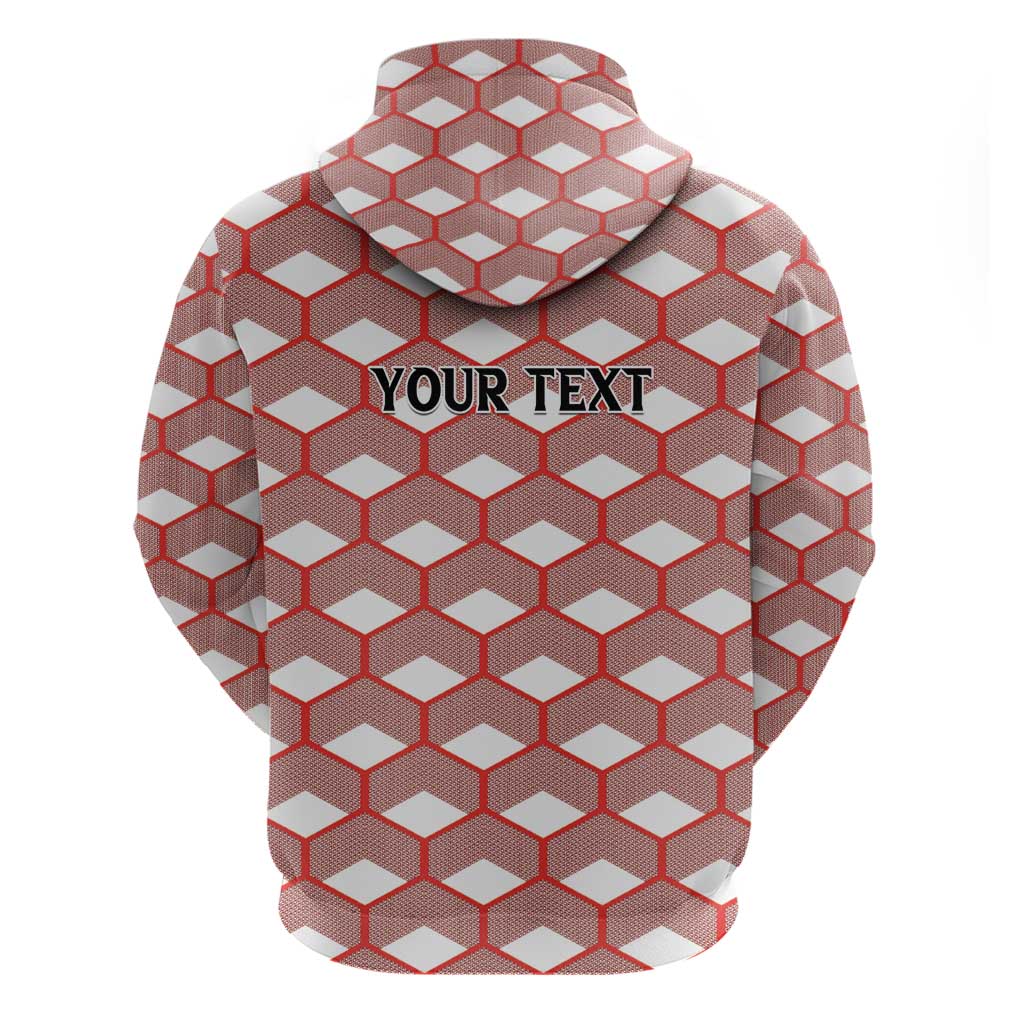 Personalized Kenya Athletics Zip Hoodie White Jersey - African Pride