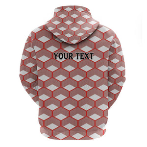 Personalized Kenya Athletics Zip Hoodie White Jersey - African Pride