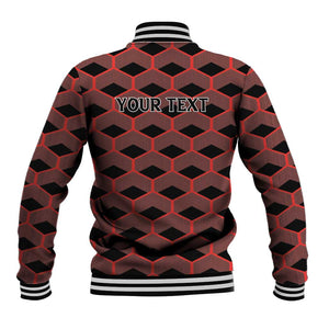 Personalized Kenya Athletics Baseball Jacket Black Jersey - African Pride