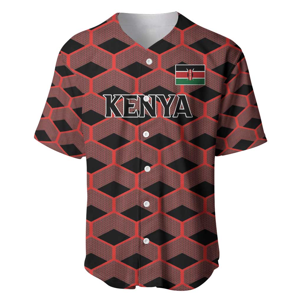 Personalized Kenya Athletics Baseball Jersey Black Jersey - African Pride