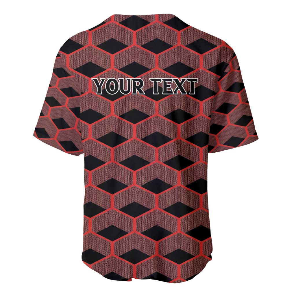 Personalized Kenya Athletics Baseball Jersey Black Jersey - African Pride