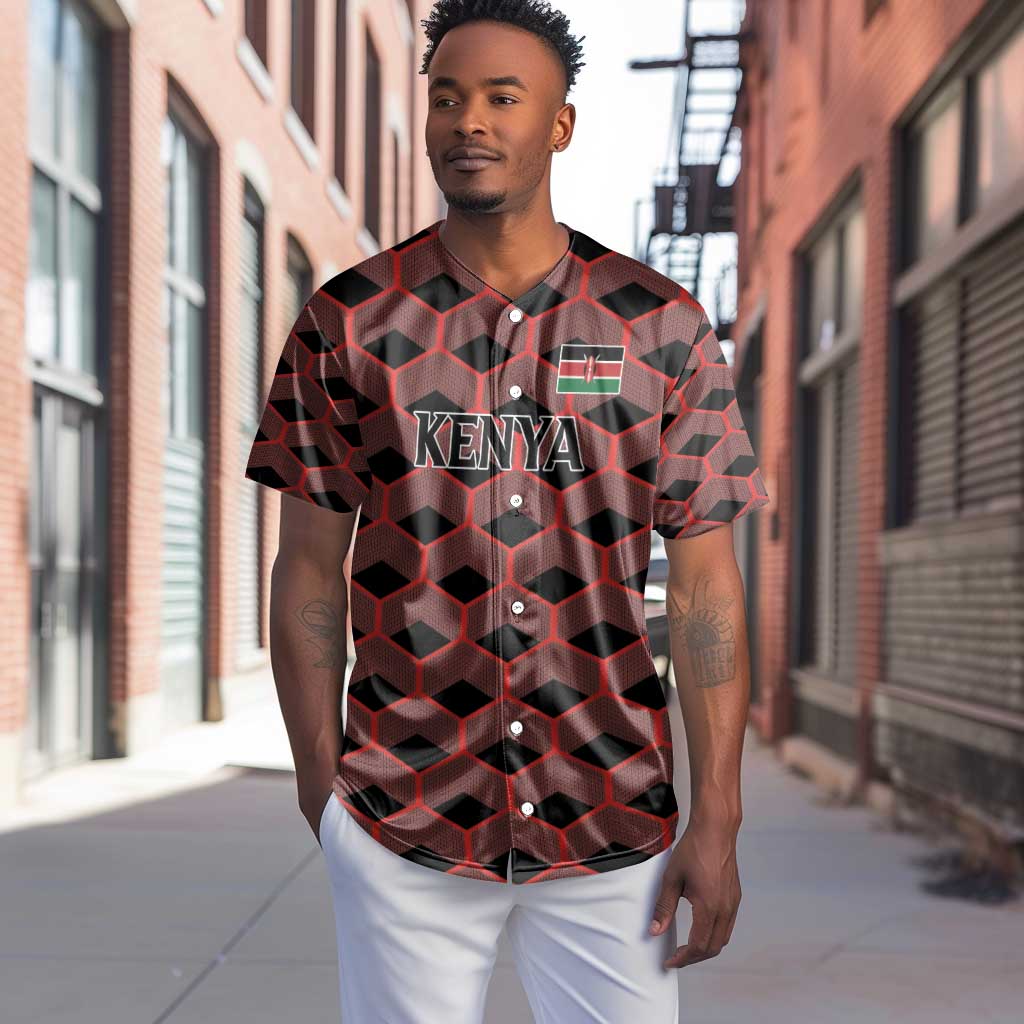 Personalized Kenya Athletics Baseball Jersey Black Jersey - African Pride