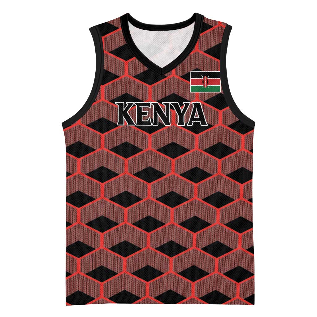 Personalized Kenya Athletics Basketball Jersey Black Jersey - African Pride