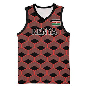 Personalized Kenya Athletics Basketball Jersey Black Jersey - African Pride