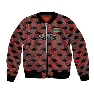 Personalized Kenya Athletics Bomber Jacket Black Jersey - African Pride