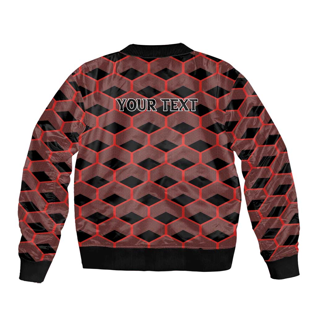Personalized Kenya Athletics Bomber Jacket Black Jersey - African Pride