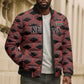 Personalized Kenya Athletics Black Jersey Bomber Puffer Jacket