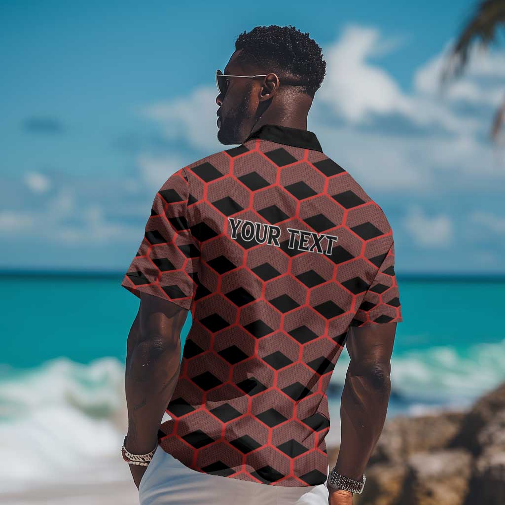 Personalized Kenya Athletics Hawaiian Shirt Black Jersey - African Pride