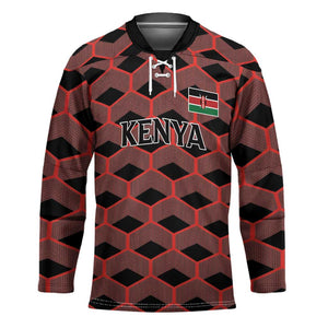 Personalized Kenya Athletics Black Jersey Hockey Jersey