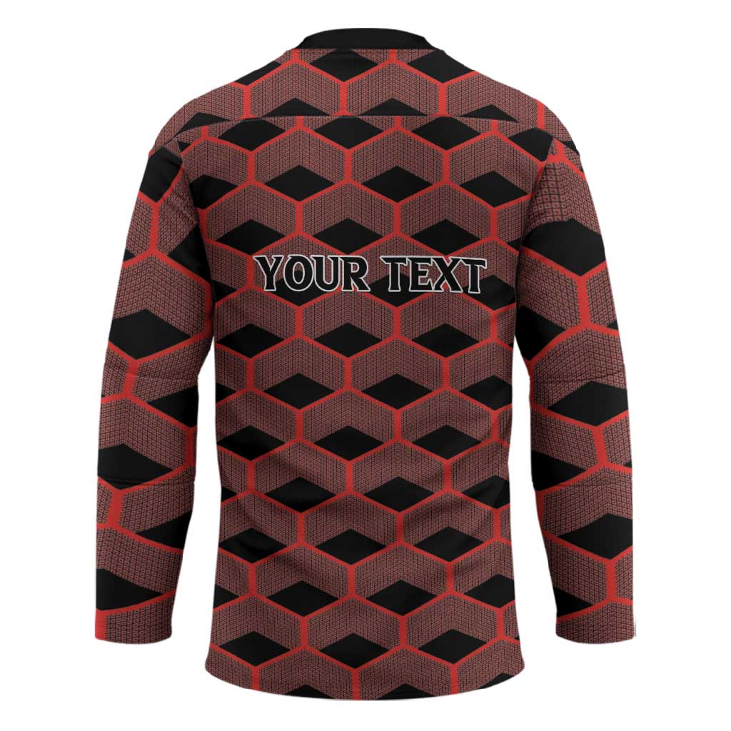 Personalized Kenya Athletics Black Jersey Hockey Jersey