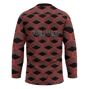 Personalized Kenya Athletics Black Jersey Hockey Jersey