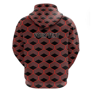 Personalized Kenya Athletics Hoodie Black Jersey - African Pride