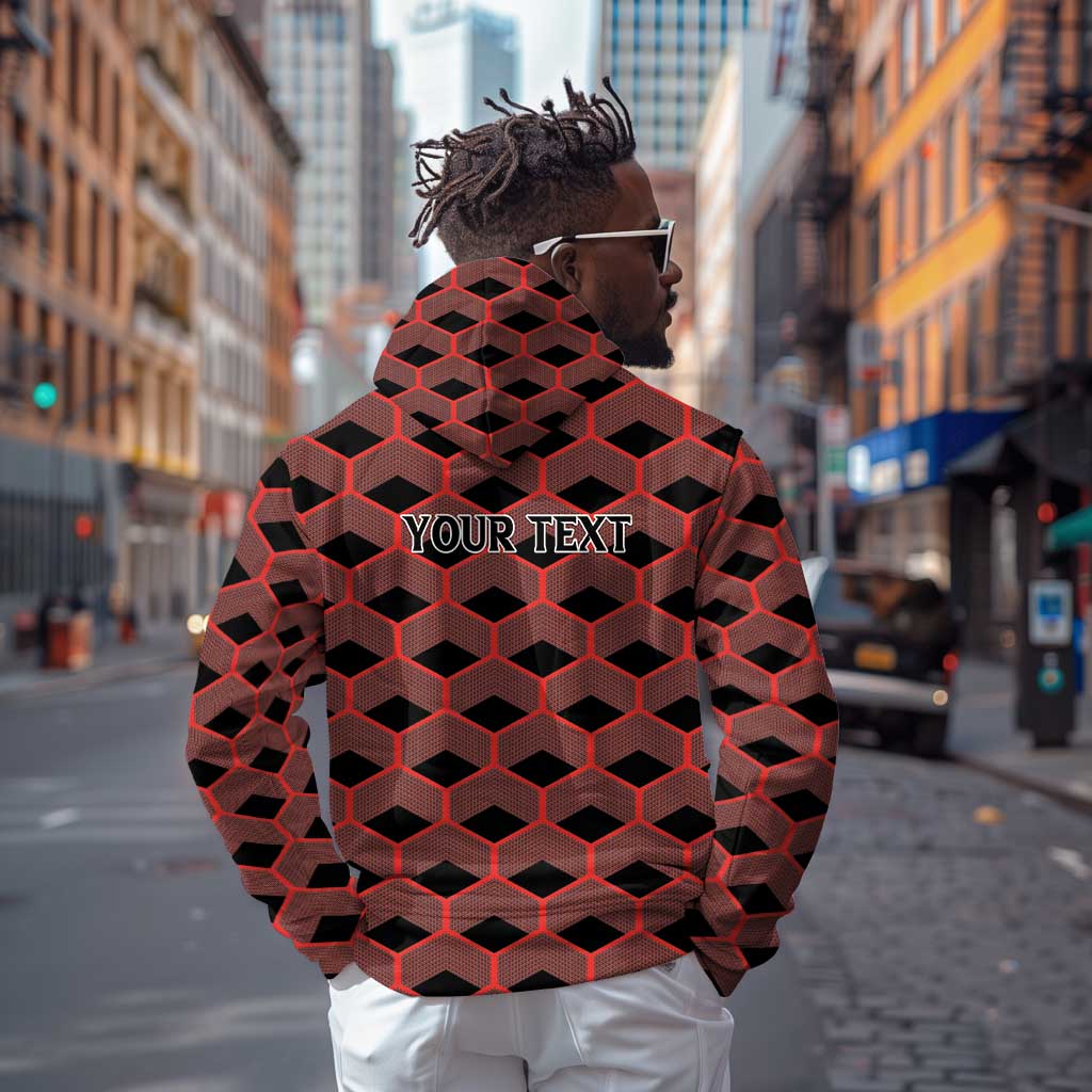 Personalized Kenya Athletics Hoodie Black Jersey - African Pride