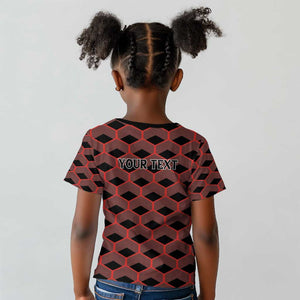 Personalized Kenya Athletics Kid T shirt Black Jersey - African Pride