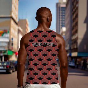 Personalized Kenya Athletics Men Tank Top Black Jersey - African Pride