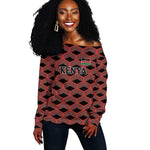 Personalized Kenya Athletics Off Shoulder Sweater Black Jersey - African Pride