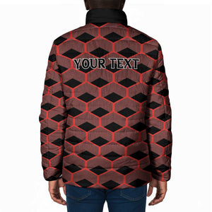 Personalized Kenya Athletics Black Jersey Padded Jacket