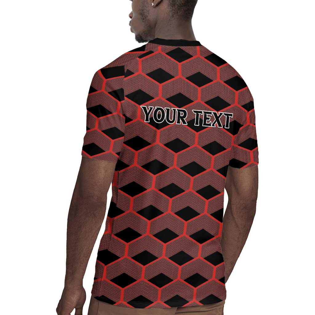 Personalized Kenya Athletics Rugby Jersey Black Jersey - African Pride