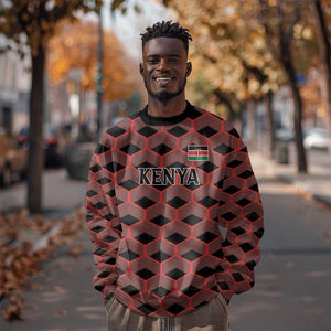 Personalized Kenya Athletics Sweatshirt Black Jersey - African Pride