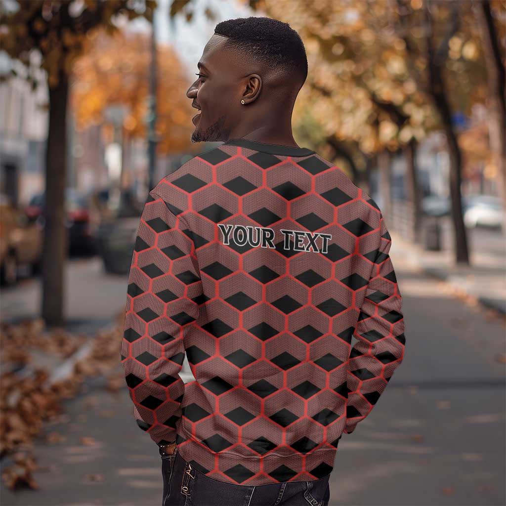 Personalized Kenya Athletics Sweatshirt Black Jersey - African Pride