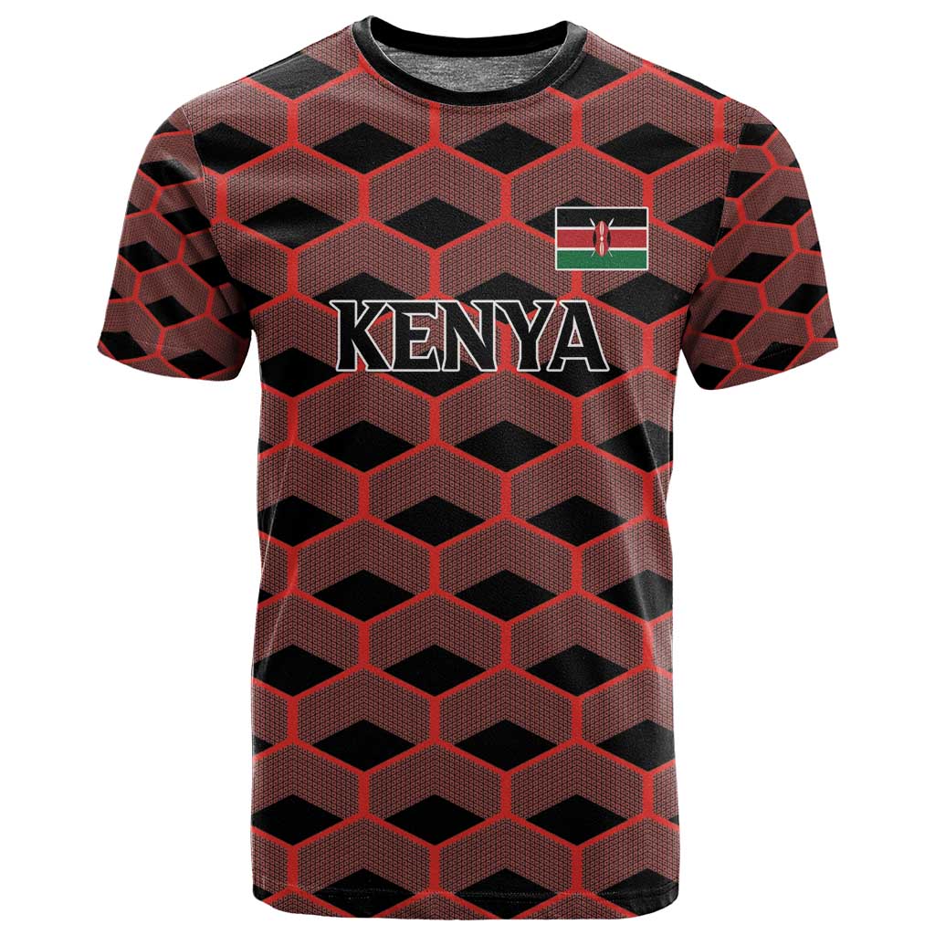 Personalized Kenya Athletics T shirt Black Jersey - African Pride