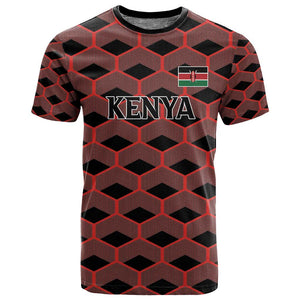 Personalized Kenya Athletics T shirt Black Jersey - African Pride
