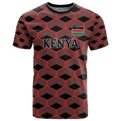 Personalized Kenya Athletics T shirt Black Jersey - African Pride