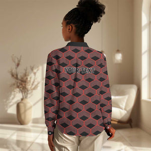 Personalized Kenya Athletics Women Casual Shirt Black Jersey - African Pride