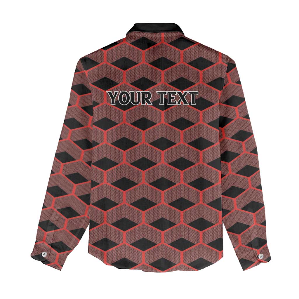 Personalized Kenya Athletics Women Casual Shirt Black Jersey - African Pride