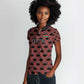 Personalized Kenya Athletics Women Polo Shirt Black Jersey - African Pride