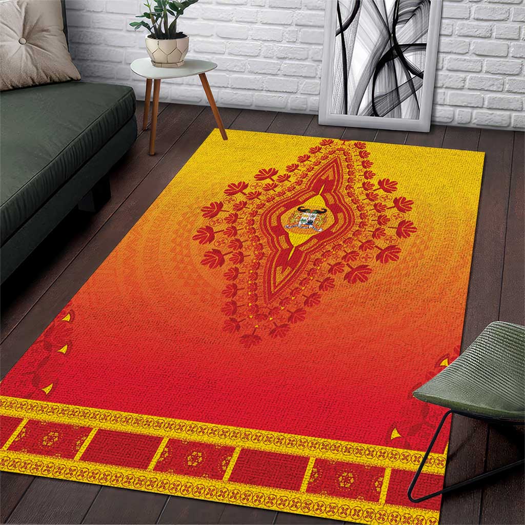 Afro Benin Area Rug African Dashiki Style - African Pride