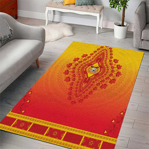 Afro Benin Area Rug African Dashiki Style - African Pride