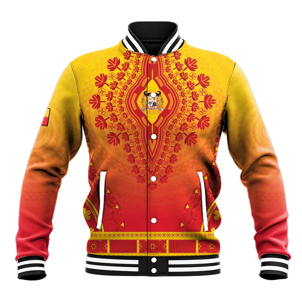 Personalized Afro Benin Baseball Jacket African Dashiki Style - African Pride
