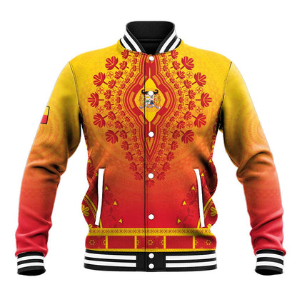 Personalized Afro Benin Baseball Jacket African Dashiki Style - African Pride