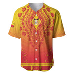 Personalized Afro Benin Baseball Jersey African Dashiki Style - African Pride