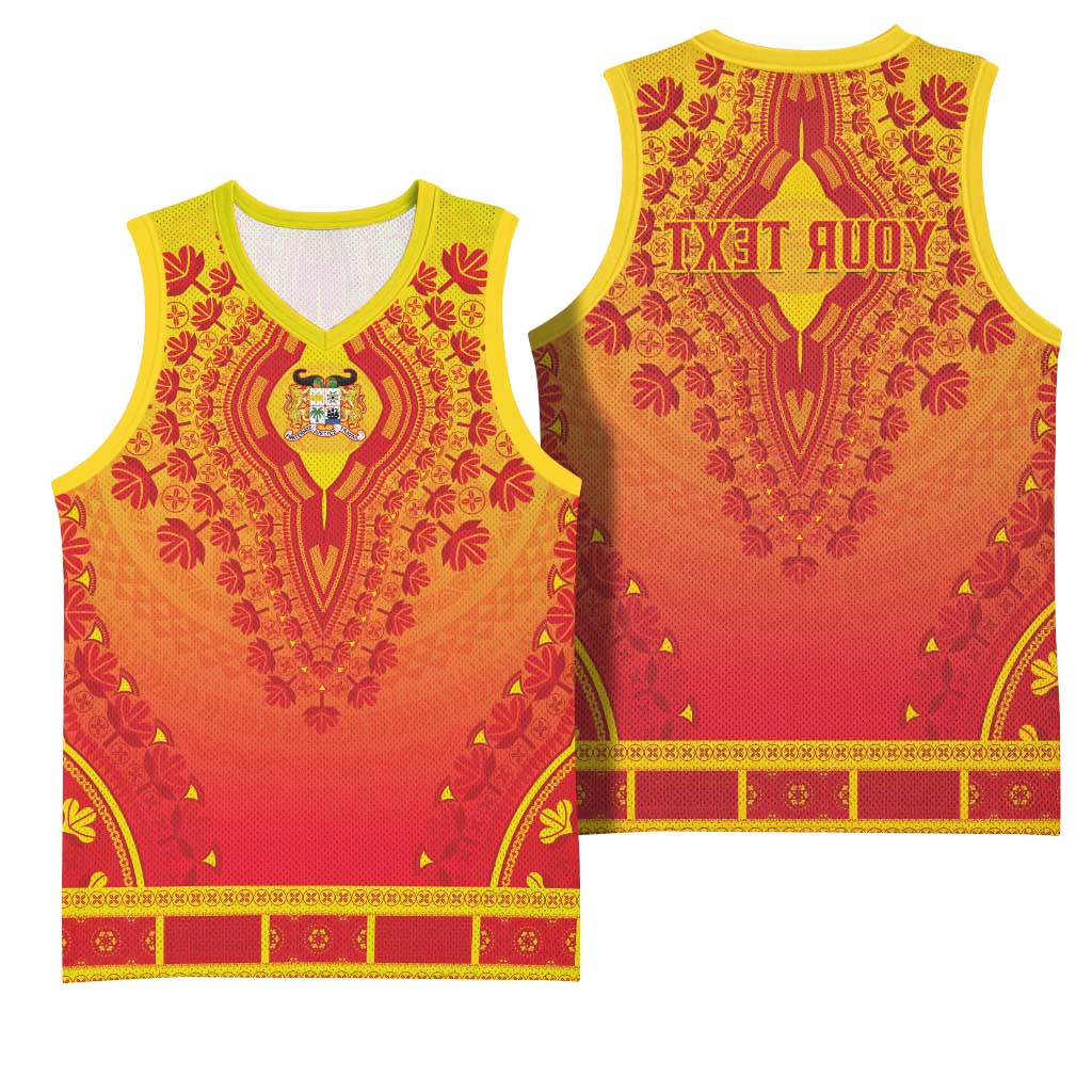 Personalized Afro Benin Basketball Jersey African Dashiki Style - African Pride