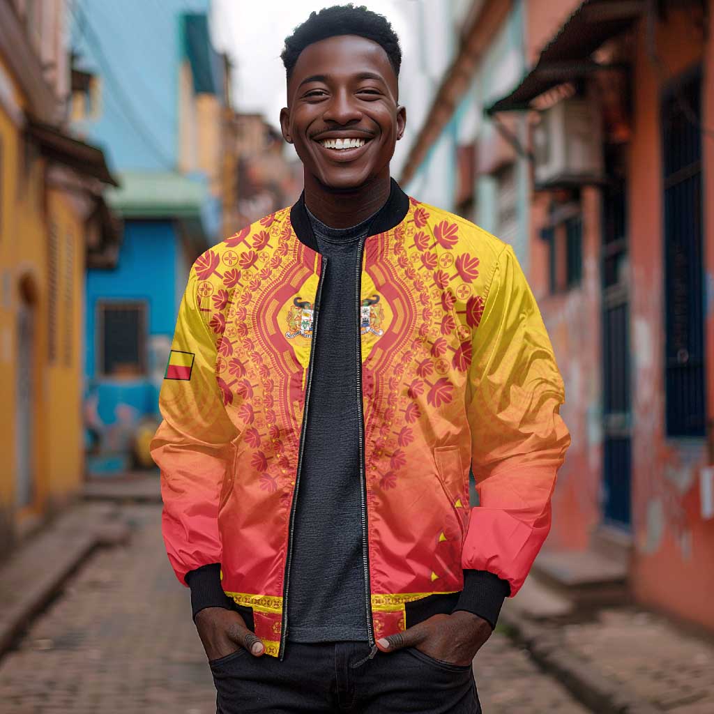 Personalized Afro Benin Bomber Jacket African Dashiki Style - African Pride